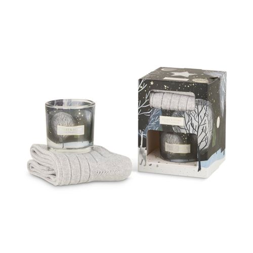 Coffret cadeau bougie Nuit Étoilée et paire de chaussettes