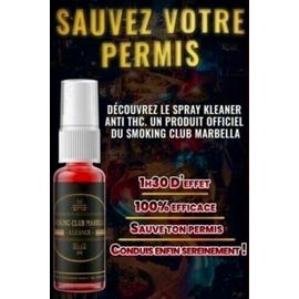 [Vendeur Officiel] Spray Kleaner Smokingclubmarbella Anti Thc Version 2.0 (X3). 