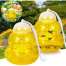 4 Pièces Piège à Guêpes Insectes,Piege Frelon Asiatique,Attrape-Guêpes