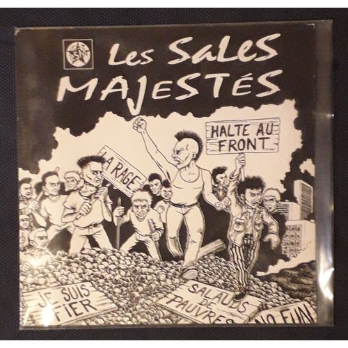 Les Sales Majestés - Halte Au Front (Vinyl, Ep, 7",Limited) Punk / Bérurier Noir