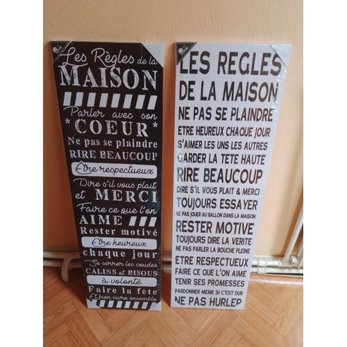 Toile imprimée : les règles de la maison