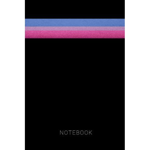 Notebook: Vintage Bisexual Flag Bi Pride | Blank Lined Journal | 6 X 9 Inches // 120 Lined Blank Pages // College Ruled