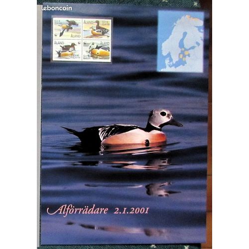 Philatélie Aland Finlande Souvenirs Et Timbres Neufs
