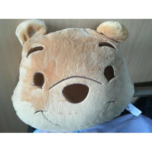 Gros Coussin Winnie L'ourson Disney Tout Doux Neuf Idée Cadeau