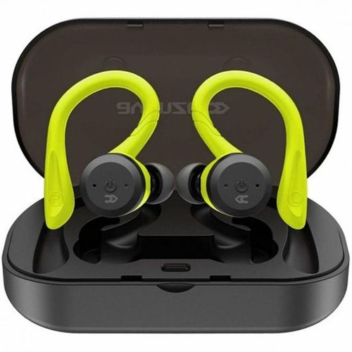 Avenzo AV-TW5003G - Écouteurs sans fil avec micro - intra-auriculaire - montage sur l'oreille - Bluetooth - vert