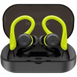 Avenzo AV-TW5003G - Écouteurs sans fil avec micro - intra-auriculaire - montage sur l'oreille - Bluetooth - vert