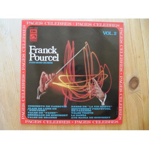 Franck Pourcel Pages Célèbres Volume 2 - Disque Vinyle 33 Tours