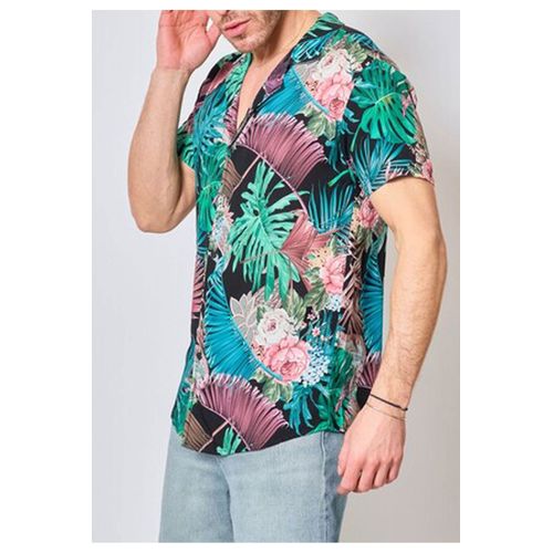 Chemisette À Motifs Bleu Homme