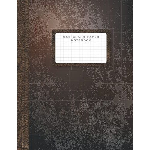 5x5 Graph Paper Notebook: 8.5x11 Graph Paper Notebook W/5 Squares Per Inch- Perfect For Students Or Professionals In Math, Science, Engineering, ... And Dnd Players! (5x5 Graph Paper Notebooks)