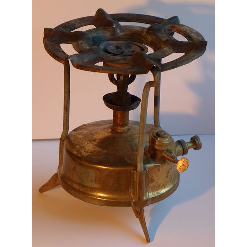 Ancien Réchaud En Laiton  , Décoratif