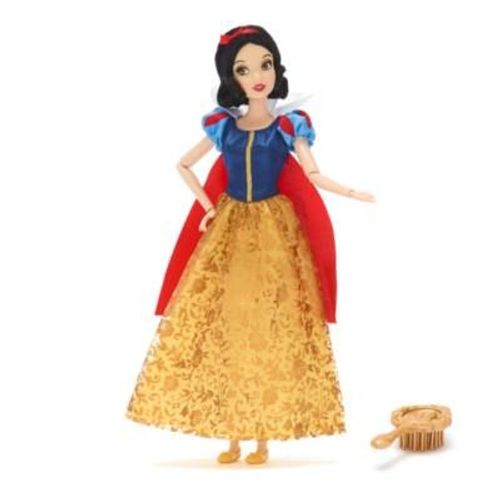 Poupée Blanche Neige classique, Blanche Neige et les Sept Nains