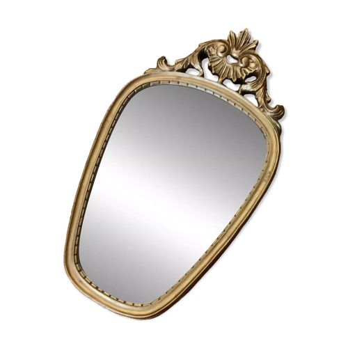 Miroir baroque dore