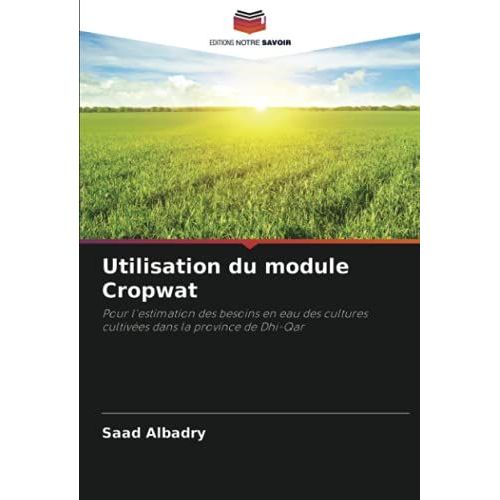 Utilisation Du Module Cropwat