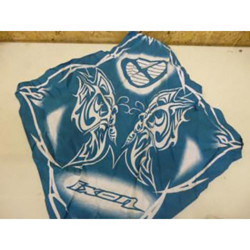 Bandana Bleu Moto Ixon Pour Femme Lady Motarde Moto Scooter Quad Neuf