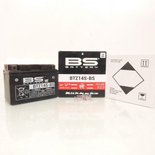 Batterie Bs Battery Pour Scooter Honda 400 Sw-T Silver Wing 2009 À 2013 Ytz14s-Bs / 12v 4.5ah Neuf