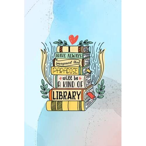 Prayer List Notebook: Cute Book Library Reader Librarian Design Gift