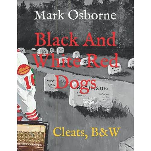 Black And White Red Dogs: Cleats, B&w