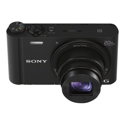 Sony Cyber-shot DSC-WX350 - Appareil photo numérique - compact - 18.2 MP - 20x zoom optique - Wi-Fi, NFC - noir
