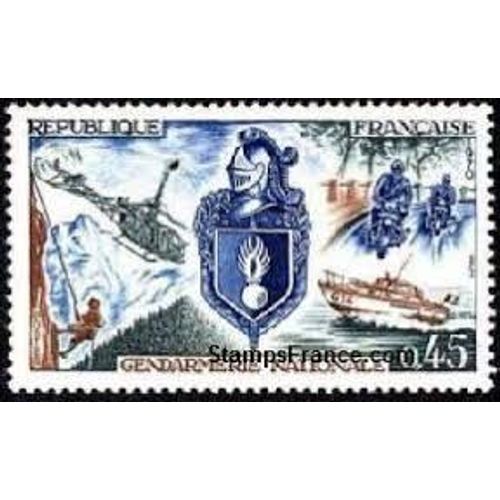 Gendarmerie Nationale Année 1970 N° 1622 Yvert Et Tellier Luxe