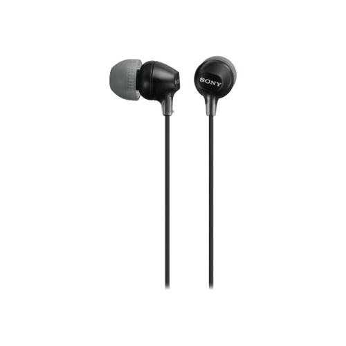 Sony MDR-EX15LP - EX Series - écouteurs - intra-auriculaire - filaire - jack 3,5mm - noir