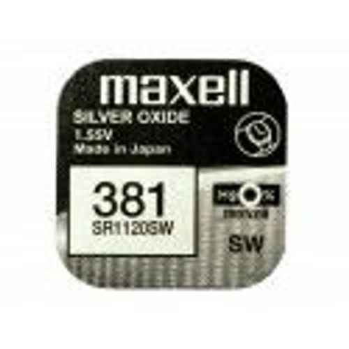 Maxell 381 SR1120SW Silver Oxide 1,55v