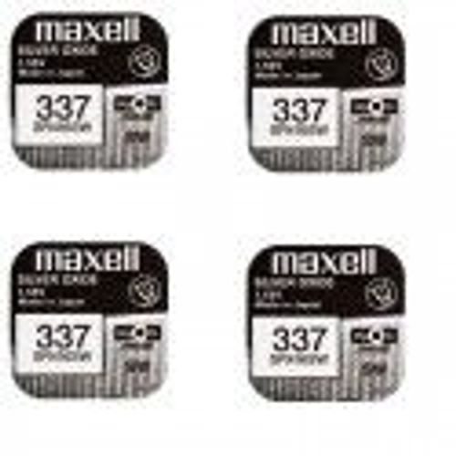 4 piles Maxell 337 SR416SW