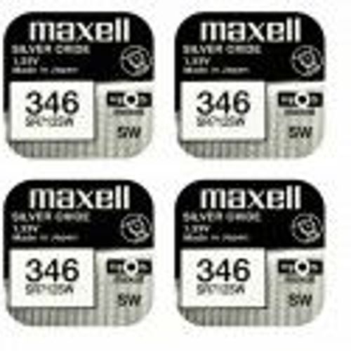 4 pile Maxell 346 SR712SW Silver Oxide 1,55v