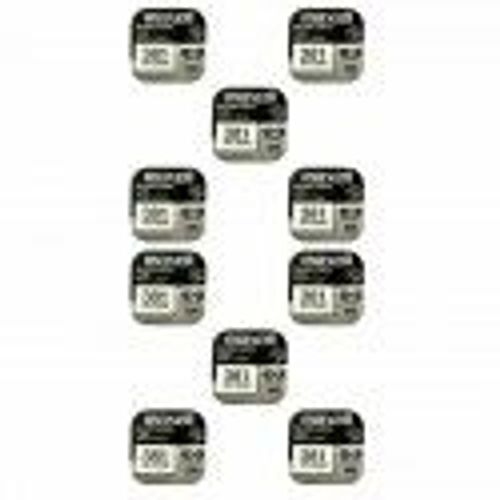 10 piles Maxell 381 SR1120SW