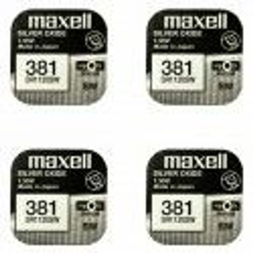 4 piles Maxell 381 SR1120SW