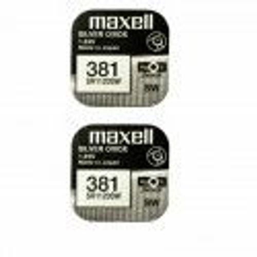 2 piles Maxell 381 SR1120SW