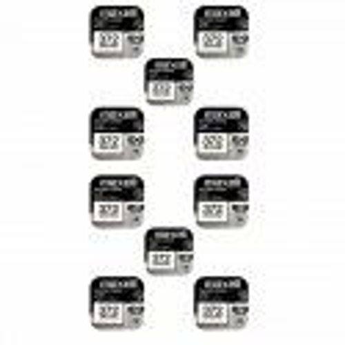10 pile Maxell 372 SR916W