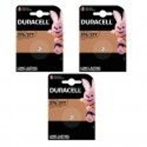 3 piles 377 Duracell