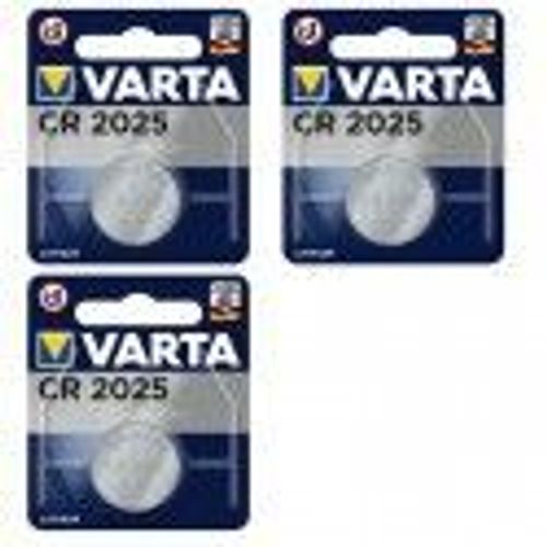 3 piles Varta CR2025