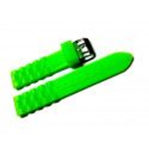 Bracelet De Montre Silicone Vert 22 Mm -C-4