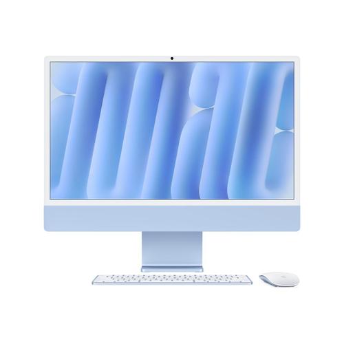 Apple iMac with 4.5K Retina display MWUF3FN/A - Fin 2024 - M4 16 Go RAM 256 Go Bleu AZERTY