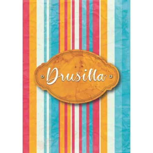 Drusilla: Taccuino A5 | Nome Personalizzato Drusilla | Regalo Di Compleanno Per Moglie, Mamma, Sorella, Figlia ... | Design: Carta Colorata | 120 Pagine A Righe, Piccolo Formato A5 (14.8 X 21 Cm)