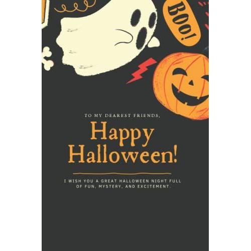 Haloween Notebook: Journal Notebook: A Great Haloween Gift For Children And Adults Scary Design, Vintage Bat Design: Language : English Paperback : 100 Pages Dimensions : 6 X 0.28 X 9 Inches