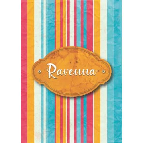 Ravenna: Taccuino A5 | Nome Personalizzato Ravenna | Regalo Di Compleanno Per Moglie, Mamma, Sorella, Figlia ... | Design: Carta Colorata | 120 Pagine A Righe, Piccolo Formato A5 (14.8 X 21 Cm)