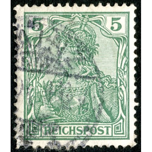 Timbre Oblitéré Reichspost 5