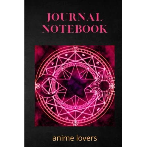 Journal Notebook For Anime Lovers: Cosplay Note Book 6 X 9 Inch 15.24 X 22.86 Cm With 120 Pages Black Cover