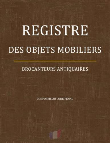 Registre de police vêtements: registre de police friperie, dépôt-vente et  accessoires d'occasion, livre de suivi