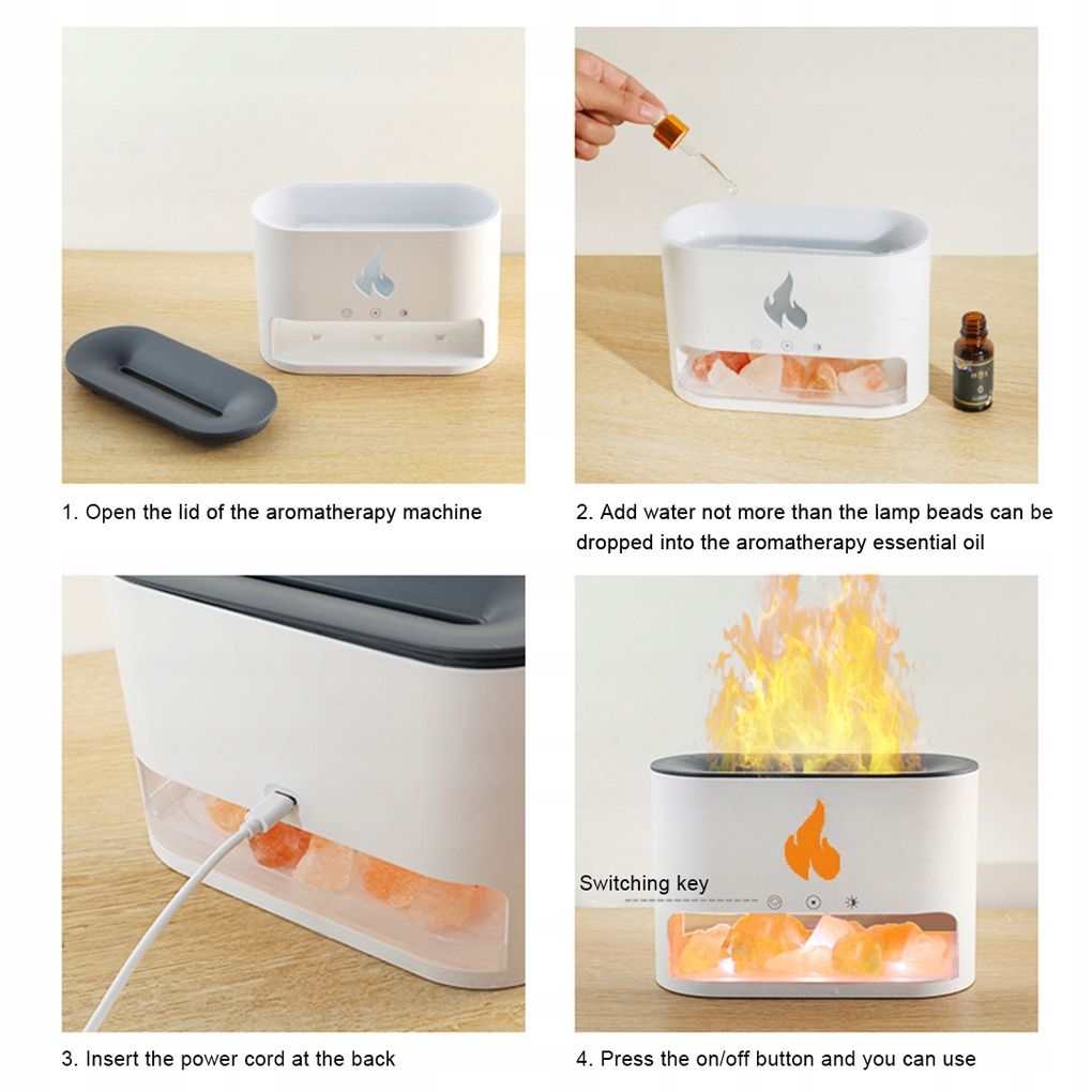 Humidificateurs Flaming Diffuser Simulation De Parfum - 4