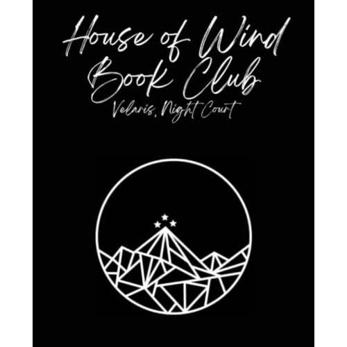Actoar College Ruled Lined Paper Notebook Journal 7.5" X 9.25" - 120 Pages: House Of Wind Book Club: A Court Of Thorns And Roses, Night Court, Velaris