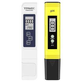 Testeur PH 4 En 1 Qualité Eau Avec Mesure TDS EC Température Écran LCD