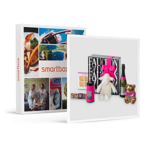 Coffret Naissance Champagne Fauchon : Assortiment De Délices Sucrés Livré À Domicile - Smartbox - Coffret Cadeau Gastronomie