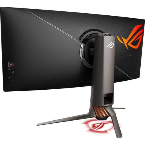 ASUS ROG SWIFT PG349Q - Écran LED - jeux - incurvé - 34.14" - 3440 x 1440 @ 120 Hz - IPS - 300 cd/m² - 1000:1 - 4 ms - HDMI, DisplayPort - haut-parleurs - armure en titane, cuivre plasma