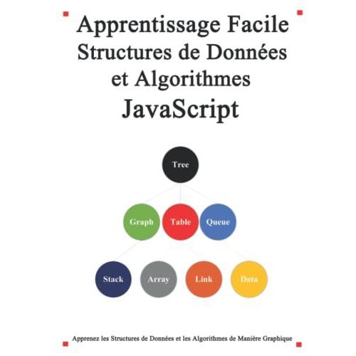 Apprentissage Facile Structures De Données Et Algorithmes Javascript: Apprenez Les Structures De Données Et Les Algorithmes De Manière Graphique Et Simple Javascript