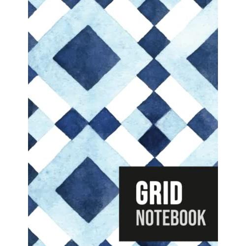 Retrogama Grid Notebook Journal For Students: Grid Paper Notebook For School, College, Office And Personal Daily Writing , Graph Ruled Pages, Large Size. 8.5 X 11 Inch