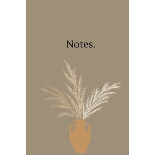 Pampas Grass Notebook: 120 Lined Pages
