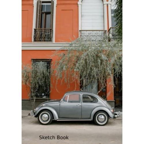 Sketchbook: Classic Car In The City - Blank Journal With No Lines: Journal Notebook With Unlined Pages For Writing And Drawing On Blank Paper (Classic Car In The City - Sketchbooks)